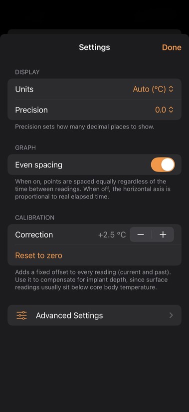 VivoKey Thermo app screenshot 5